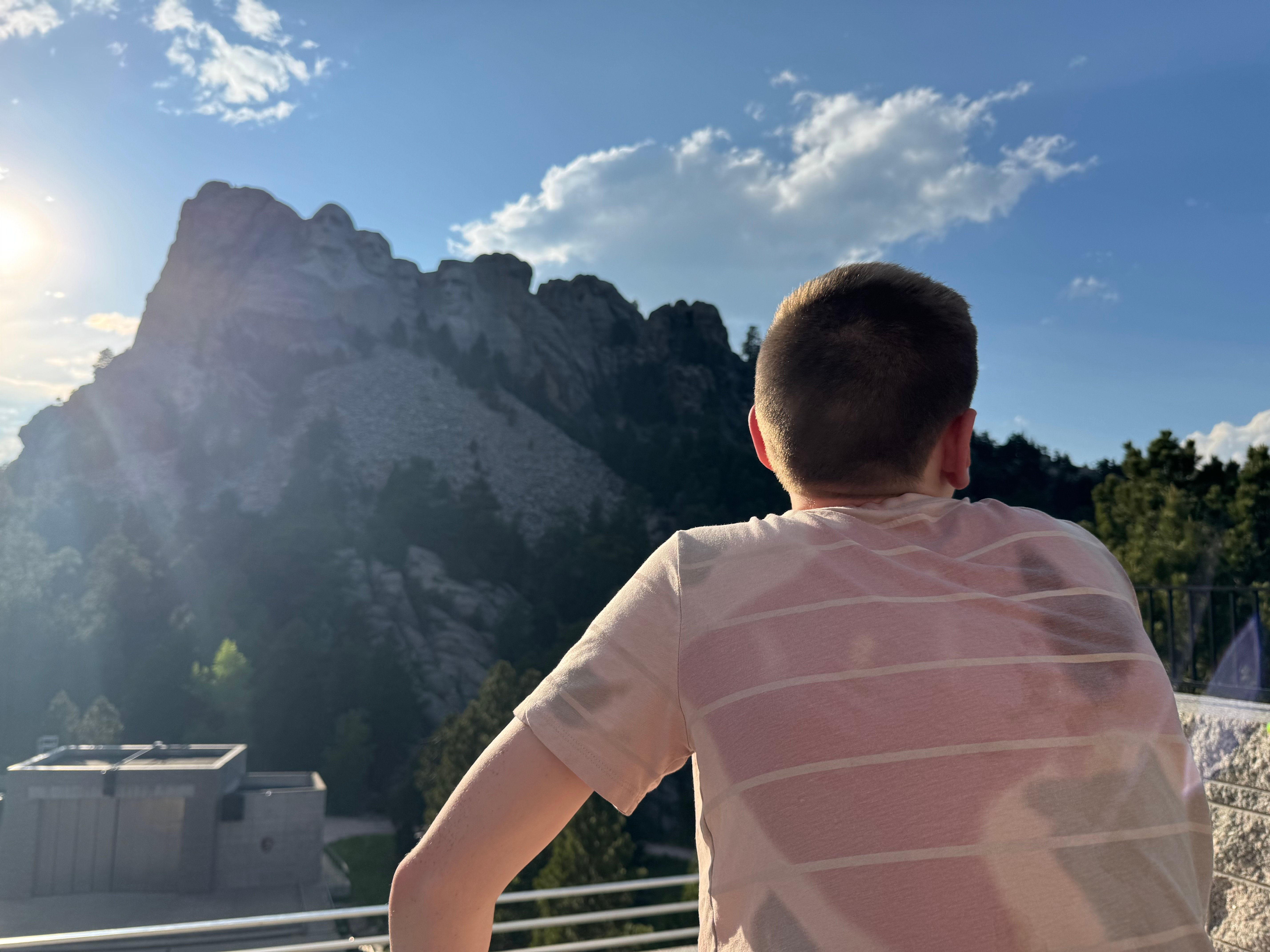 This National Landmark was originally not going to be the presidents...what was going to be on it?