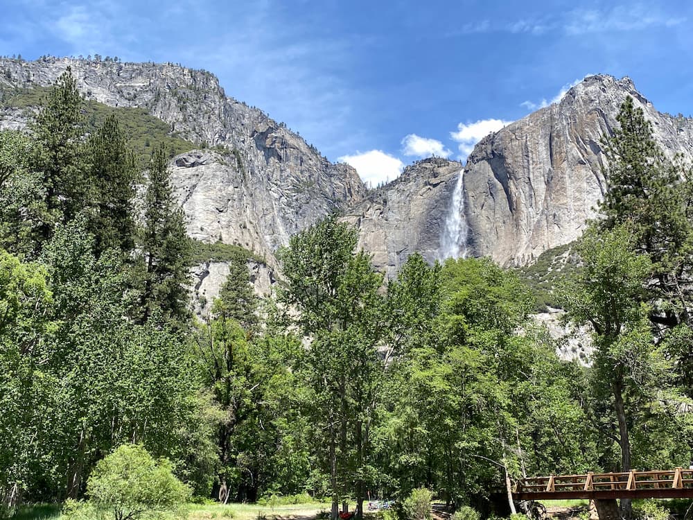 This waterfall is in what US National Park? HINT: The park has been described as one of the most beautiful places on earth.